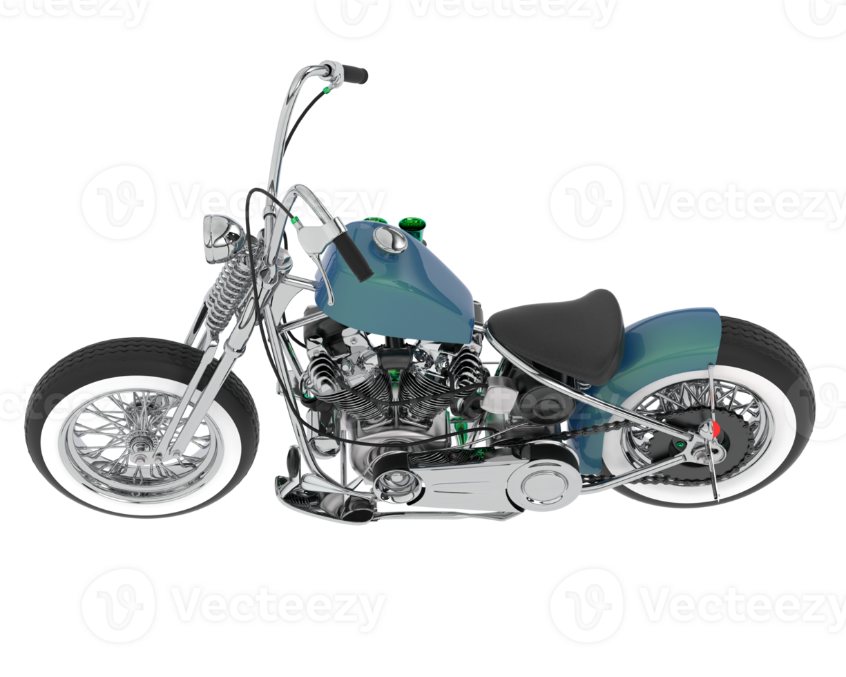 Motorcycle isolated on background. 3d rendering - illustration png