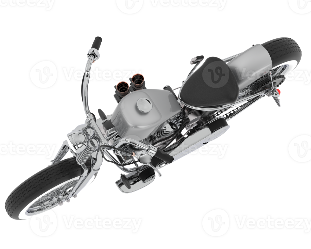 Motorcycle isolated on background. 3d rendering - illustration png