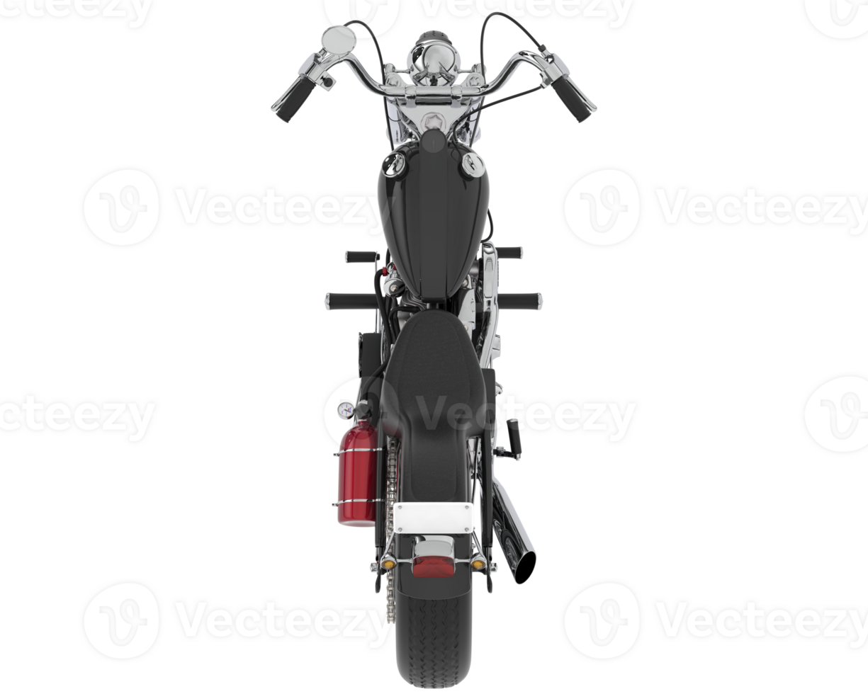 Motorcycle isolated on background. 3d rendering - illustration png