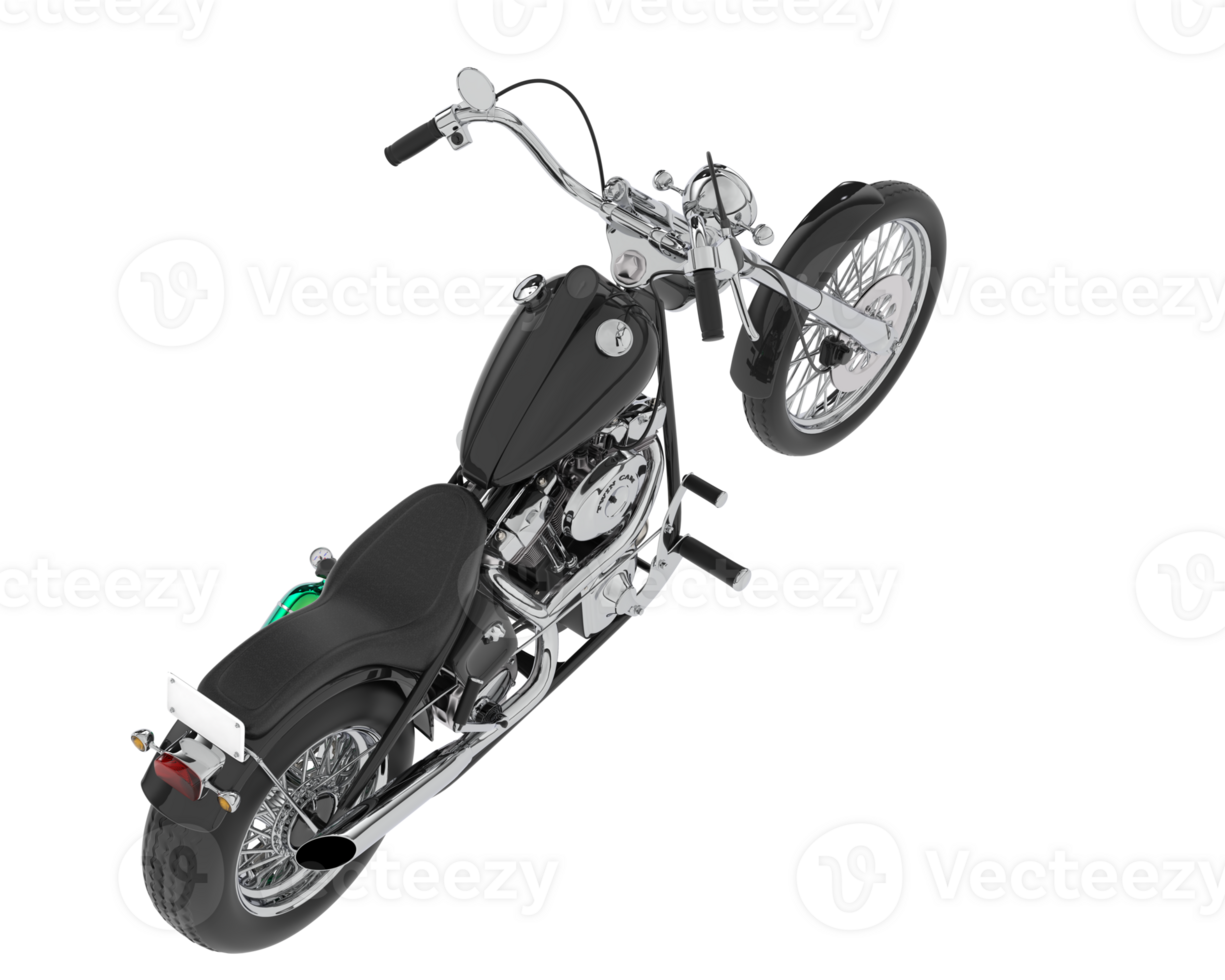 Motorcycle isolated on background. 3d rendering - illustration png