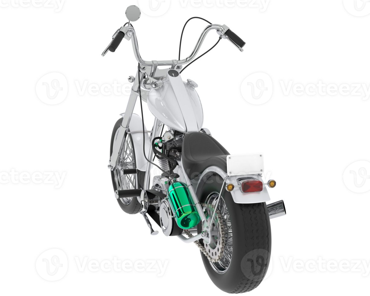 Motorcycle isolated on background. 3d rendering - illustration png