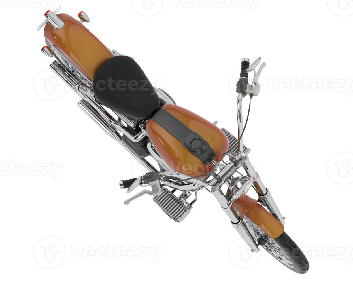 Motorcycle isolated on background. 3d rendering - illustration png