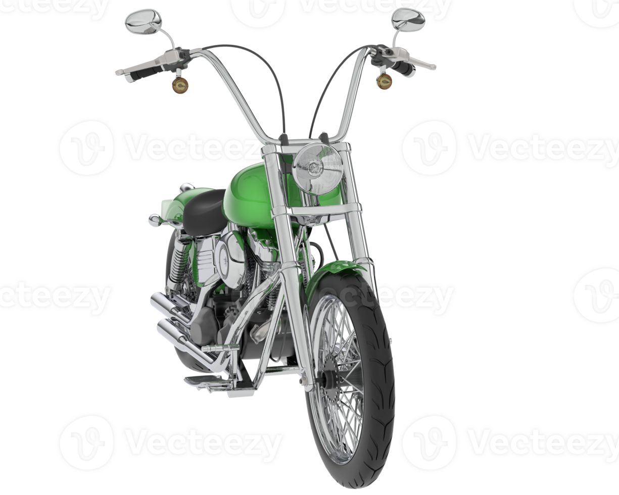 Motorcycle isolated on background. 3d rendering - illustration png