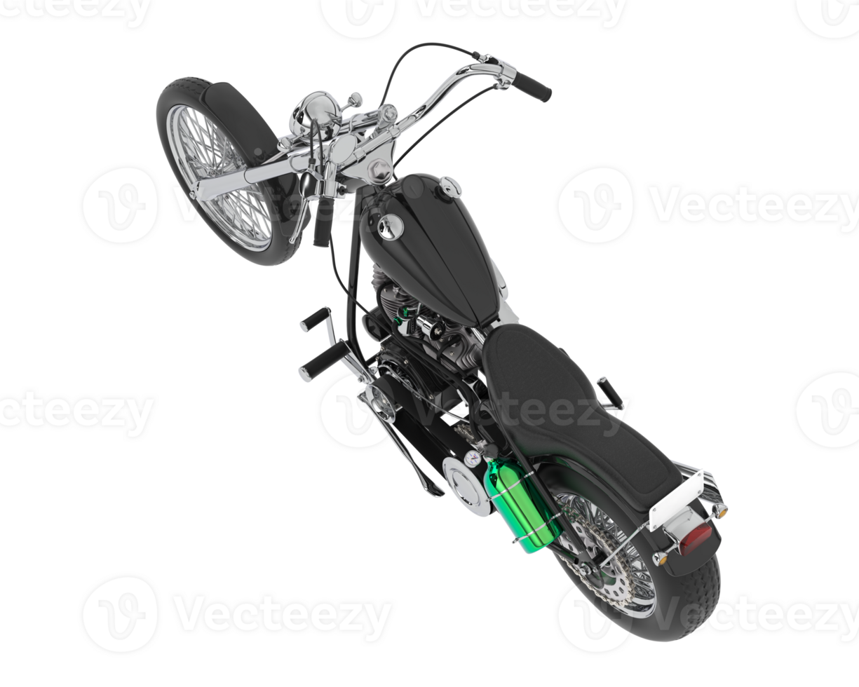 Motorcycle isolated on background. 3d rendering - illustration png