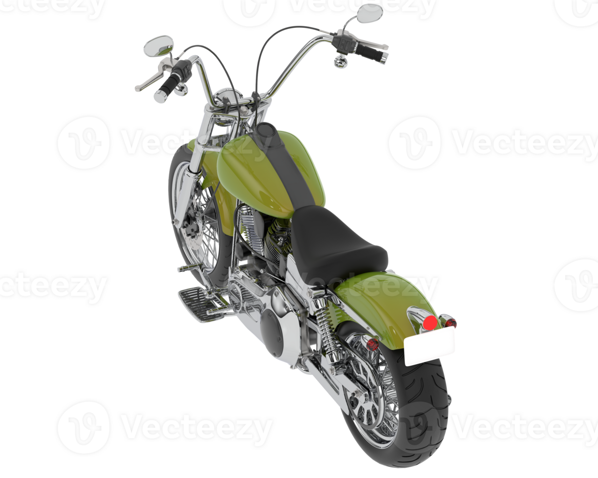 Motorcycle isolated on background. 3d rendering - illustration png
