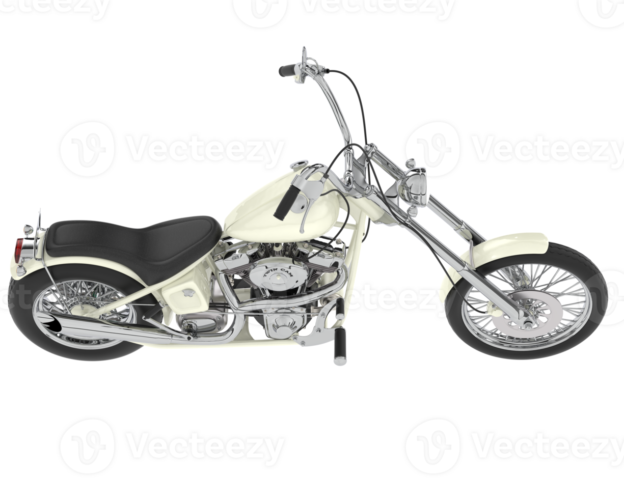 Motorcycle isolated on background. 3d rendering - illustration png