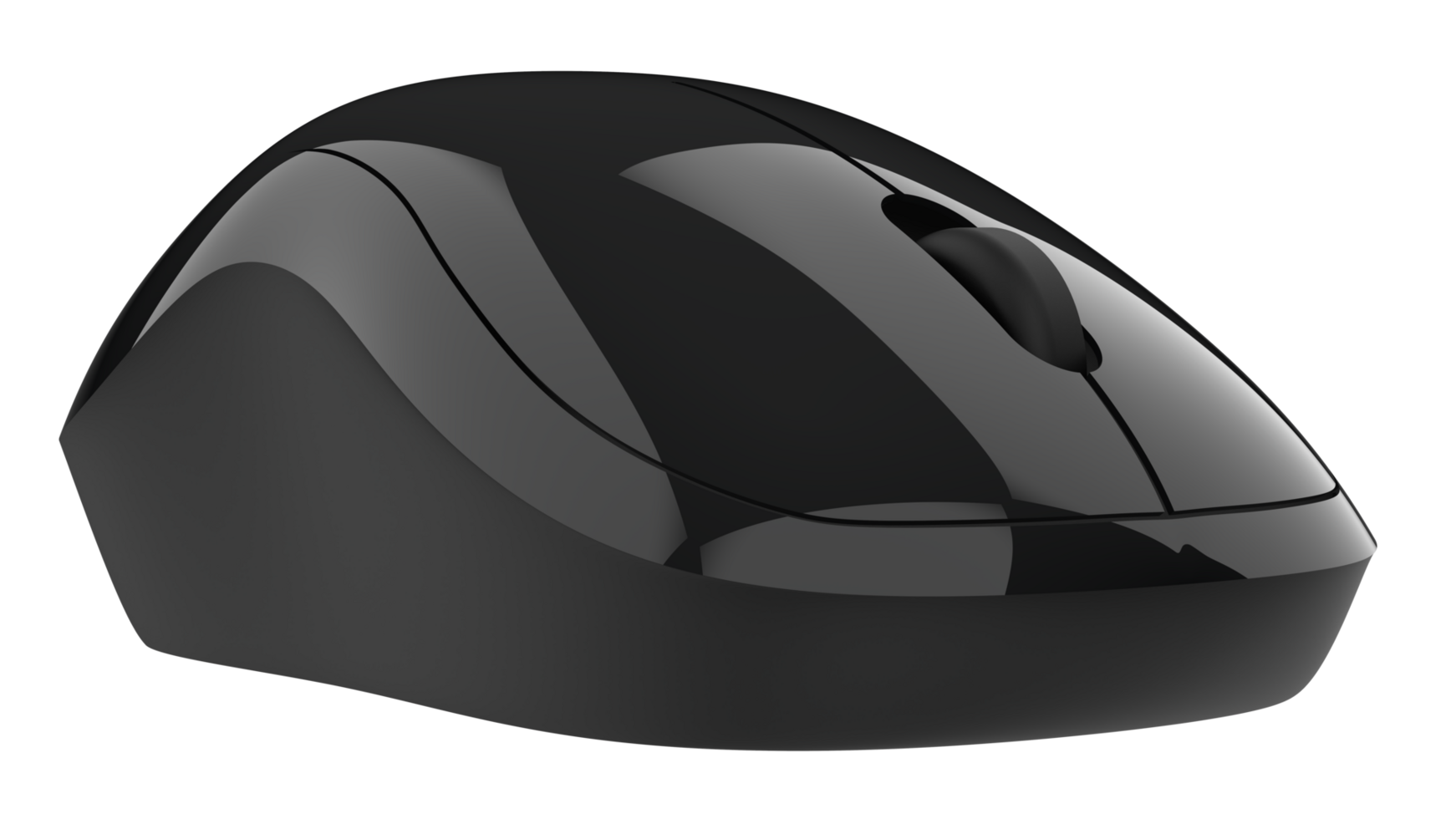 Mouse isolated on background. 3d rendering - illustration png
