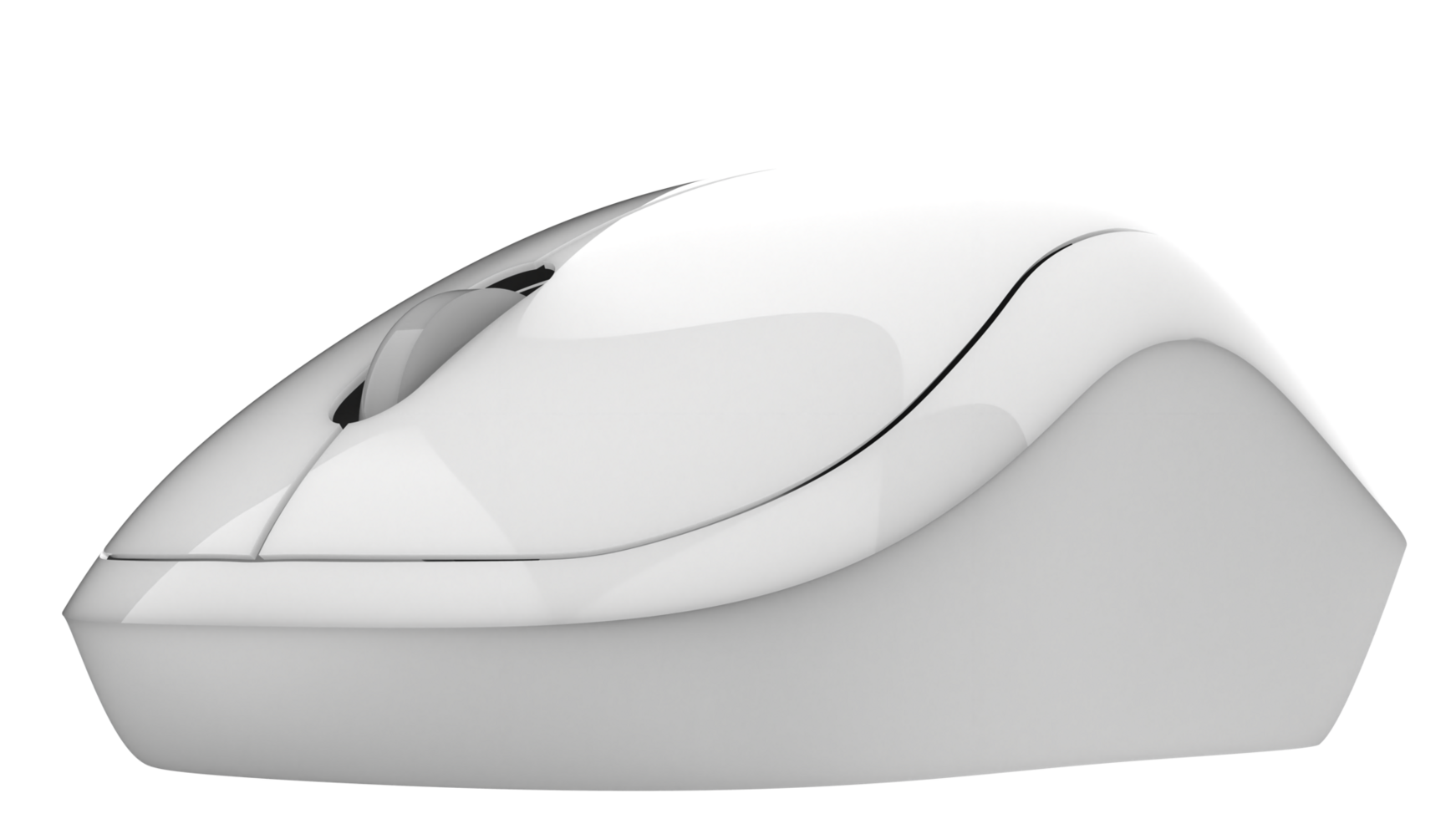 Mouse isolated on background. 3d rendering - illustration png