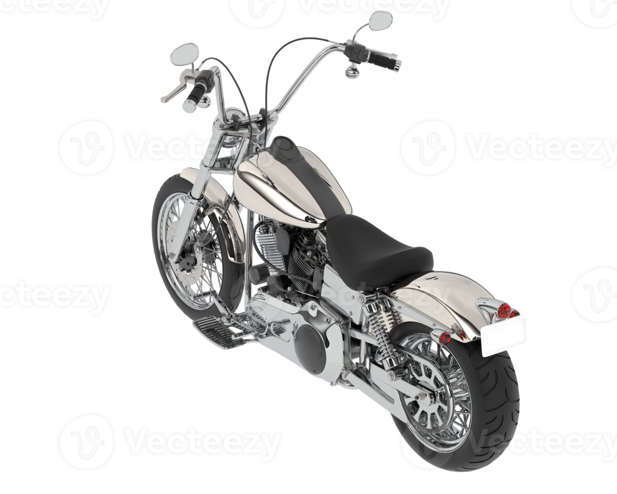 Motorcycle isolated on background. 3d rendering - illustration png