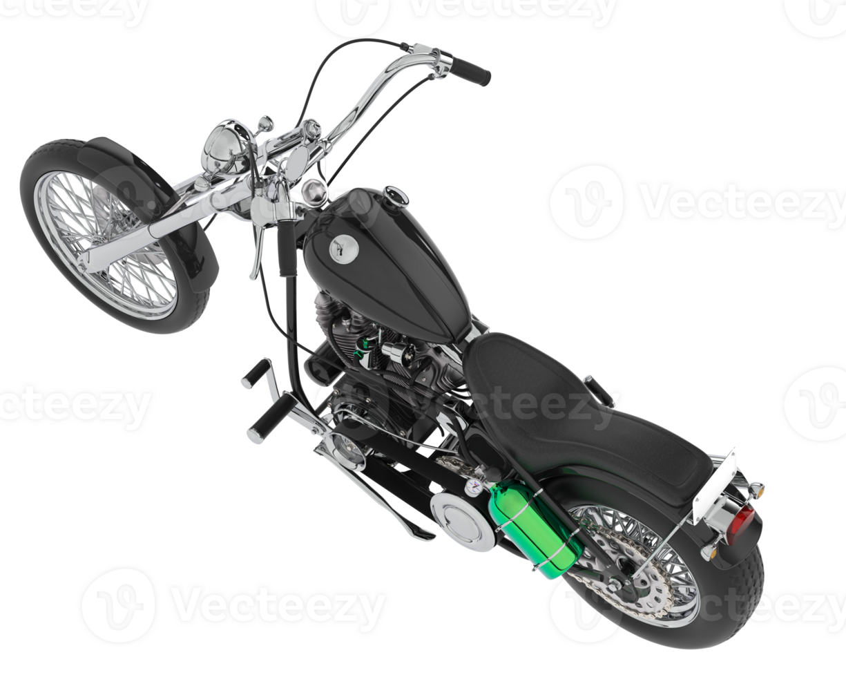 Motorcycle isolated on background. 3d rendering - illustration png