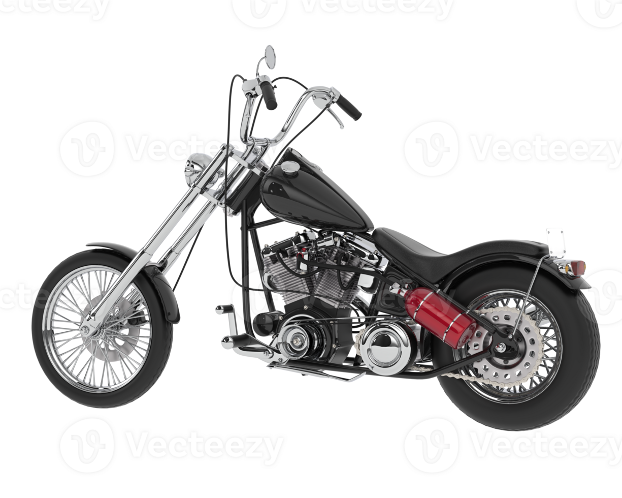 Motorcycle isolated on background. 3d rendering - illustration png