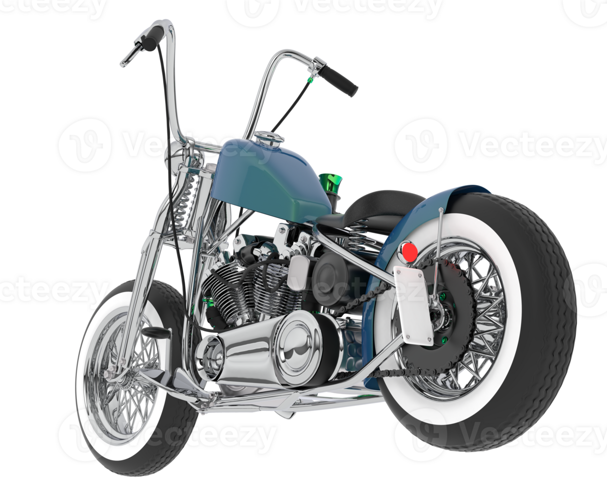 Motorcycle isolated on background. 3d rendering - illustration png