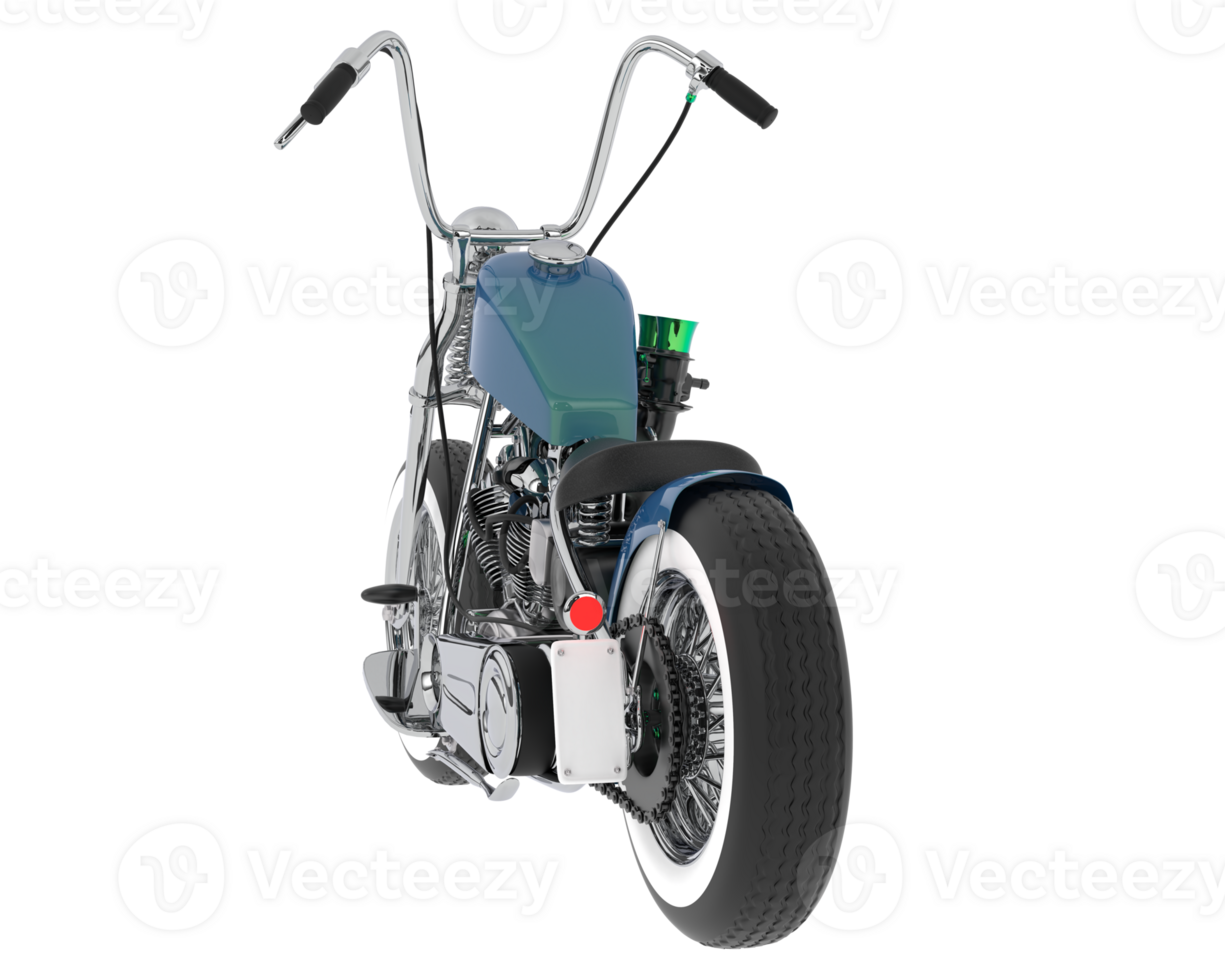 Motorcycle isolated on background. 3d rendering - illustration png