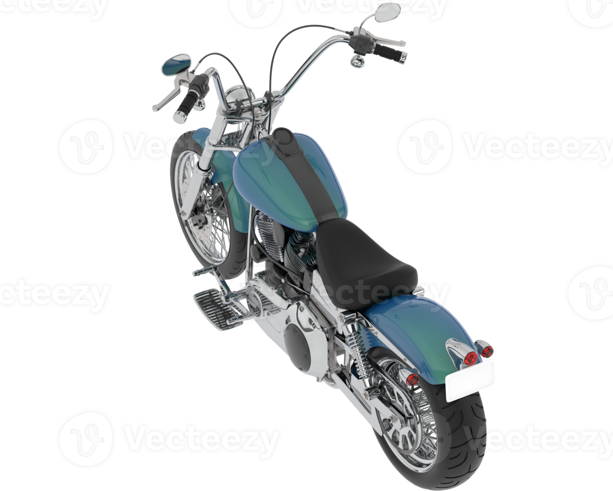 Motorcycle isolated on background. 3d rendering - illustration png