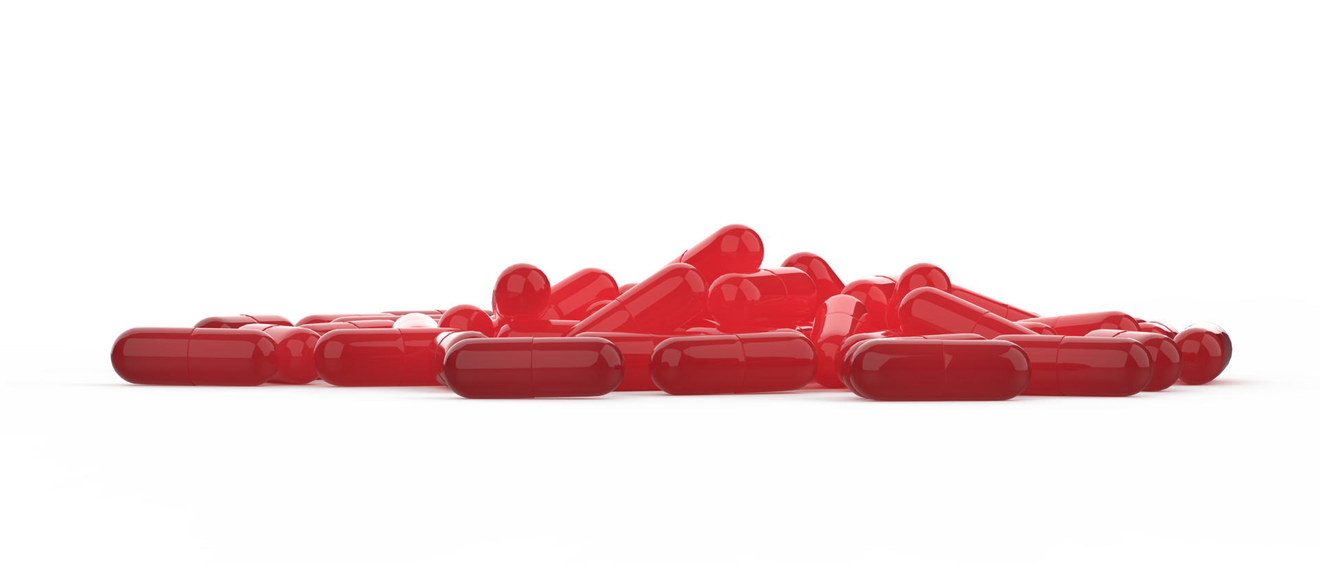 Capsule pills isolated on background. 3d rendering - illustration png