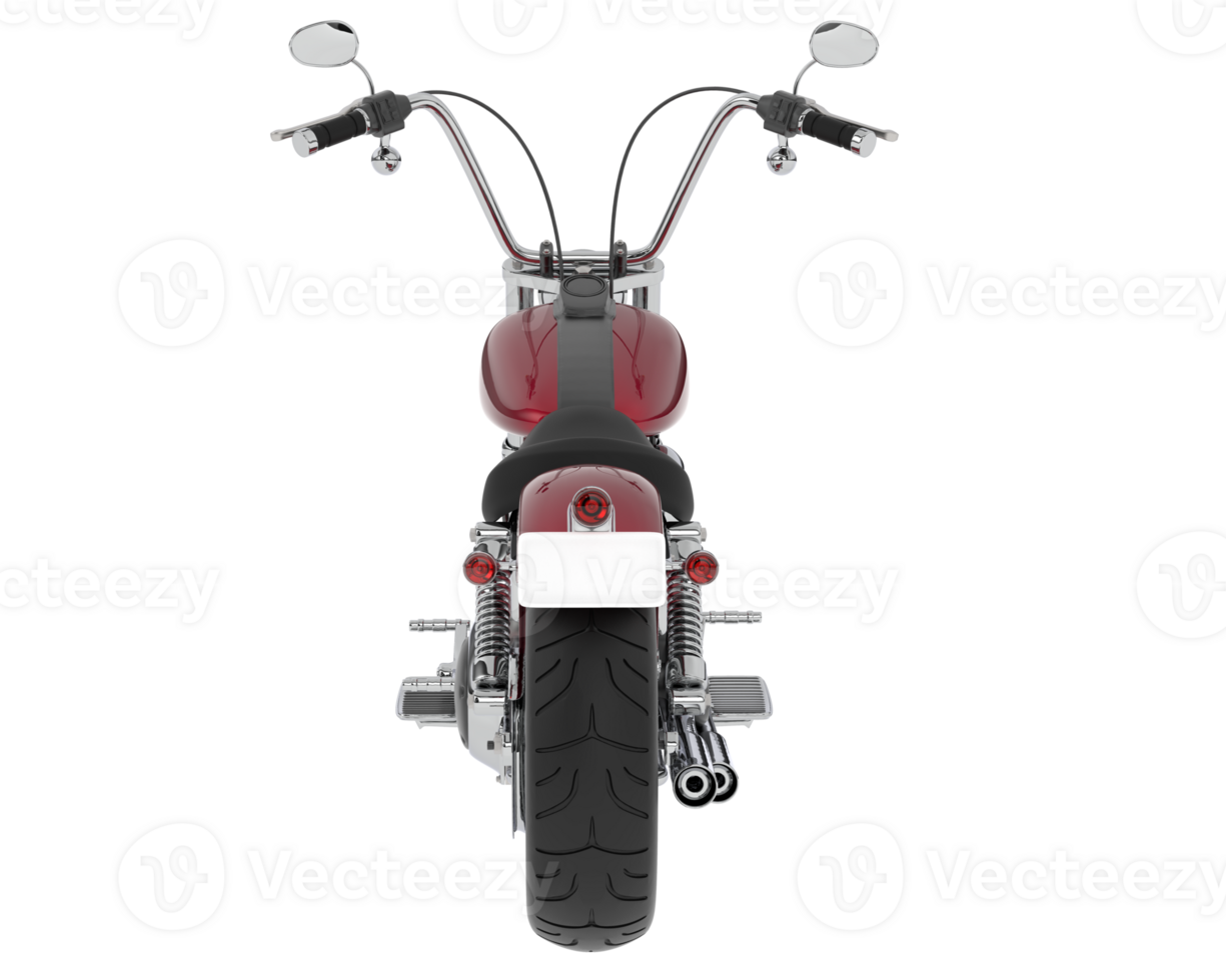 Motorcycle isolated on background. 3d rendering - illustration png