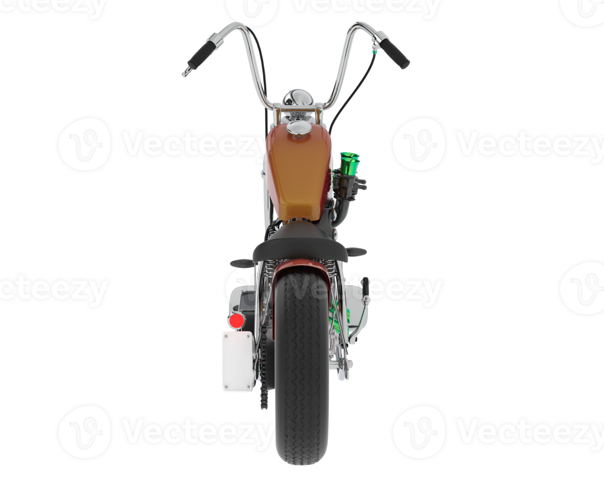 Motorcycle isolated on background. 3d rendering - illustration png