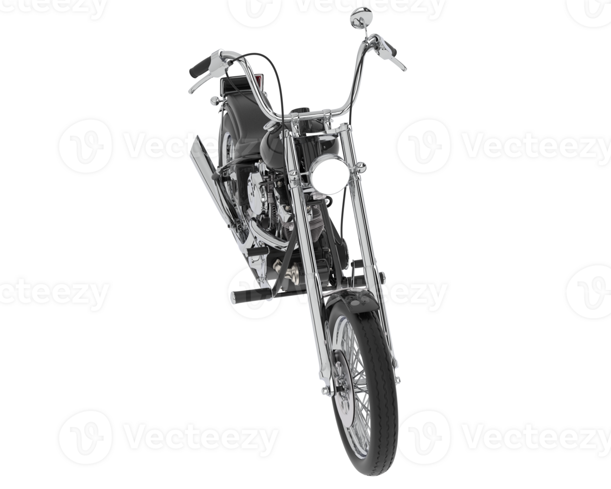 Motorcycle isolated on background. 3d rendering - illustration png