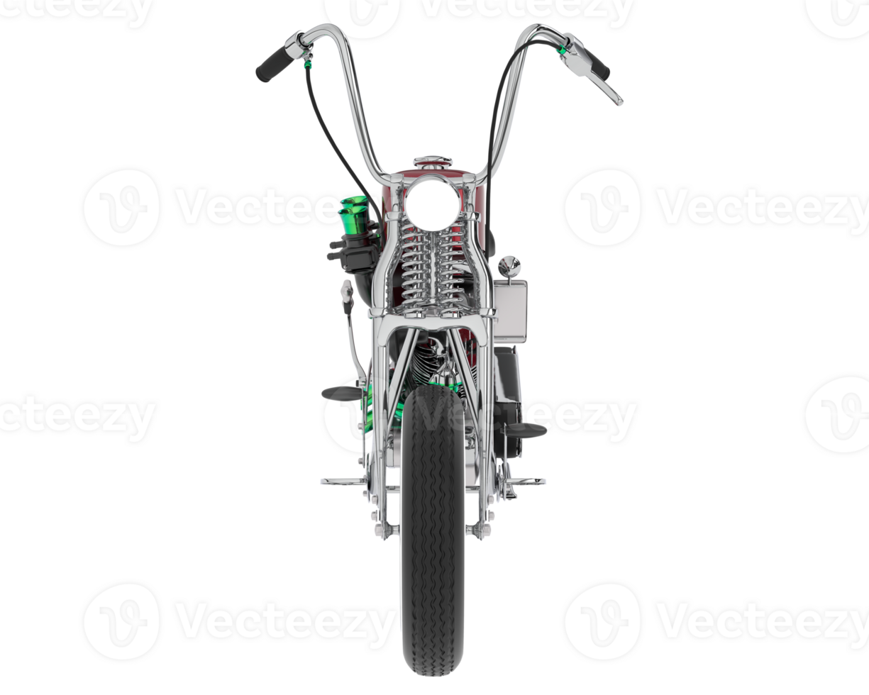 Motorcycle isolated on background. 3d rendering - illustration png