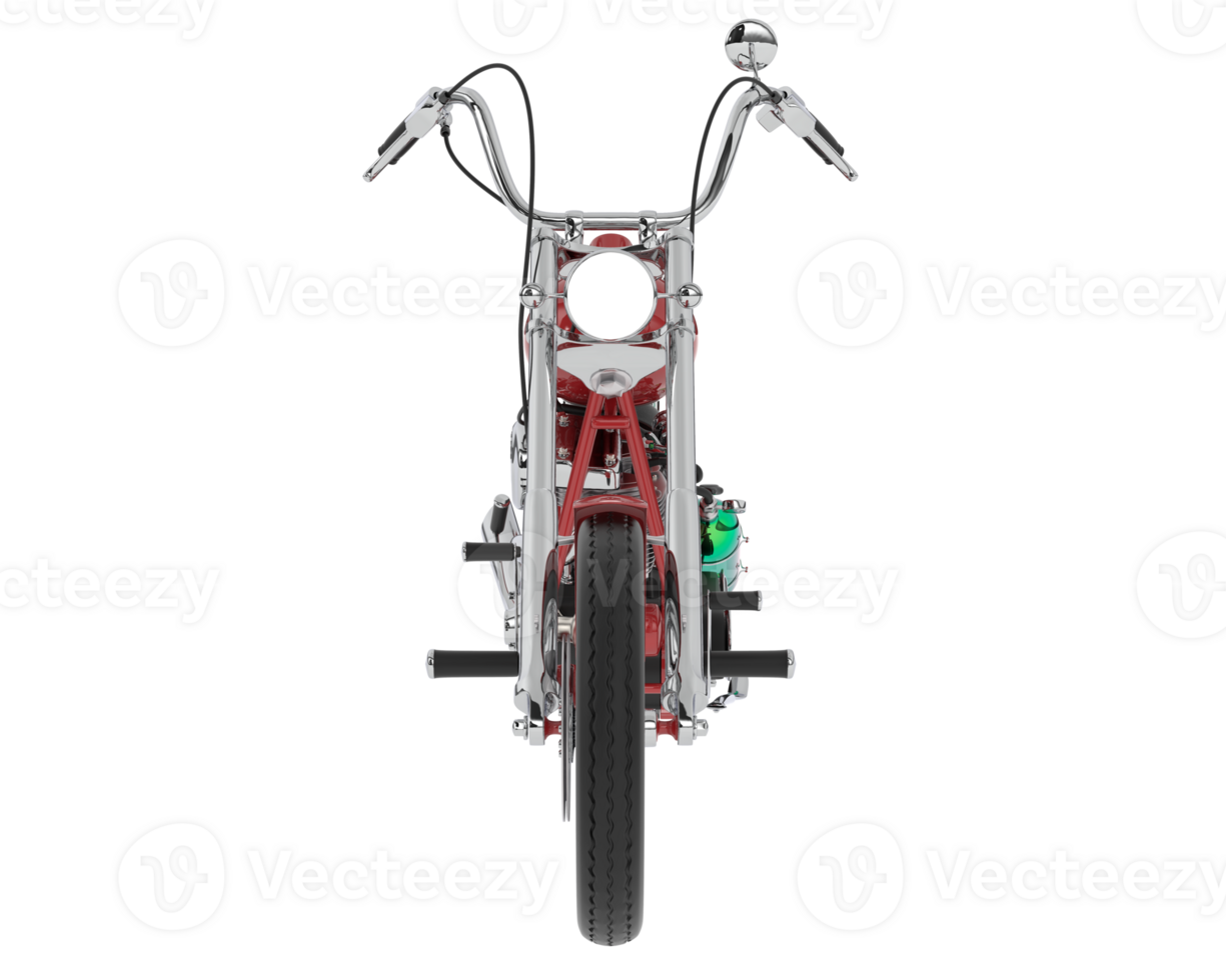 Motorcycle isolated on background. 3d rendering - illustration png