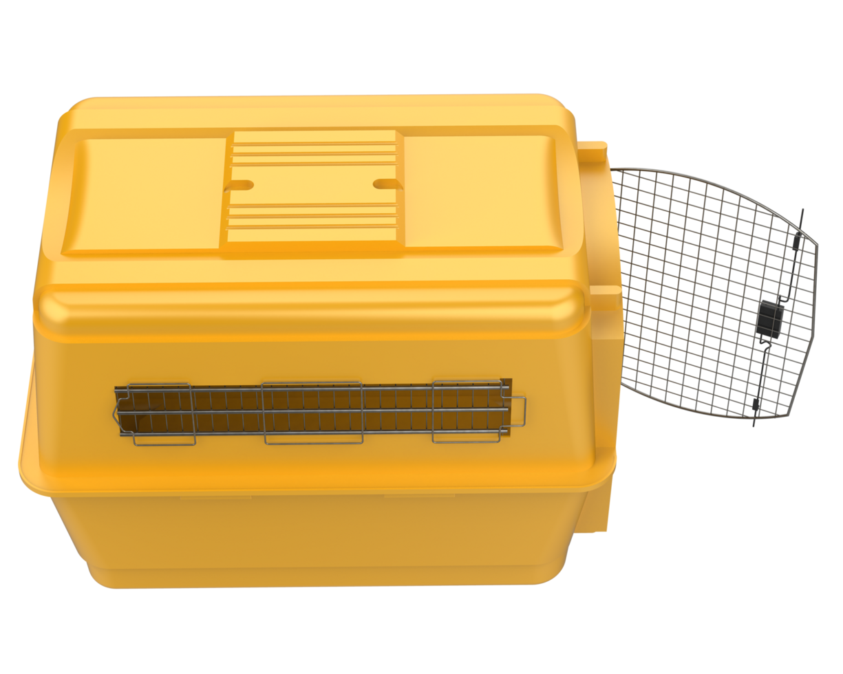 Pet cage isolated on background. 3d rendering - illustration png