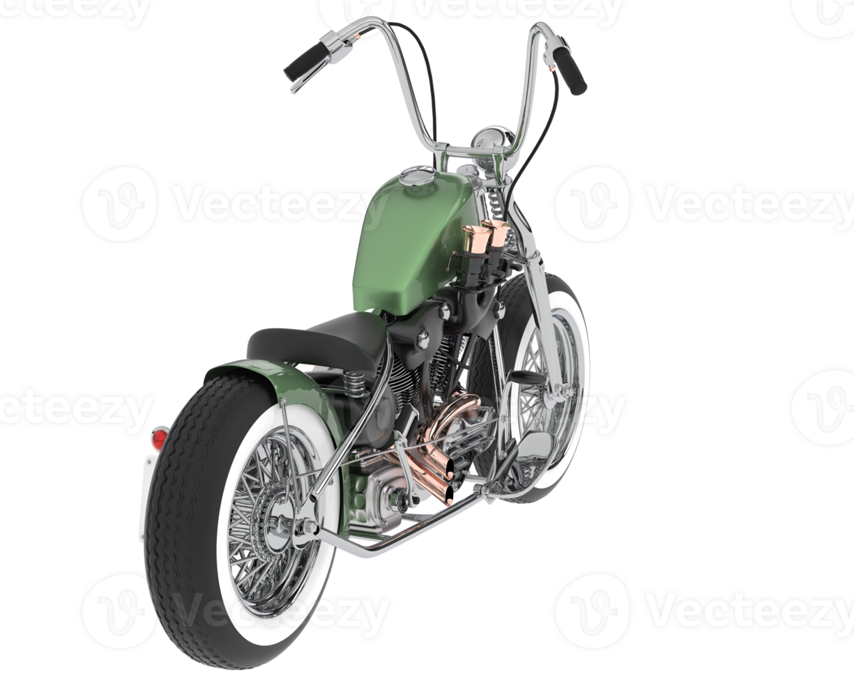 Motorcycle isolated on background. 3d rendering - illustration png