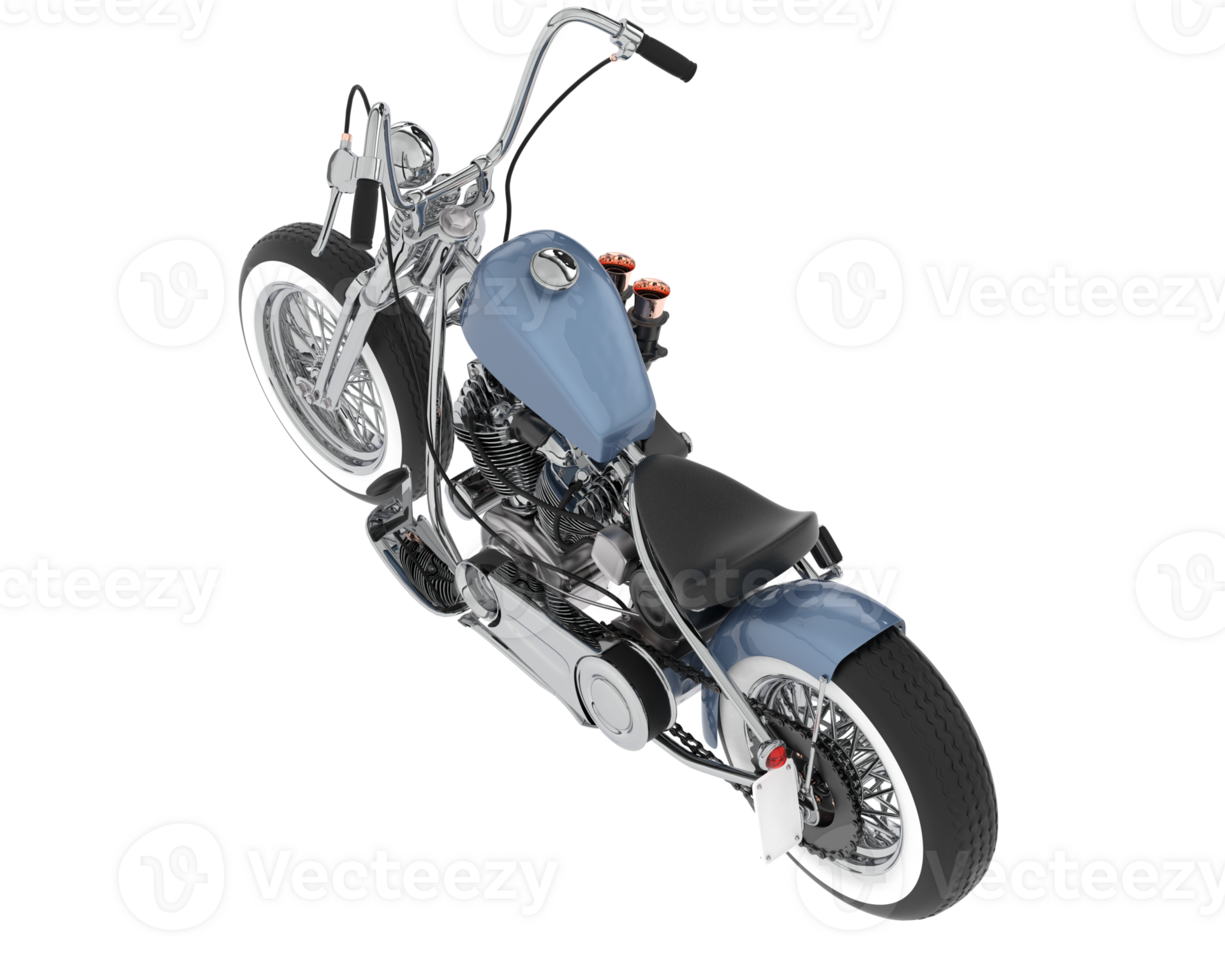 Motorcycle isolated on background. 3d rendering - illustration png