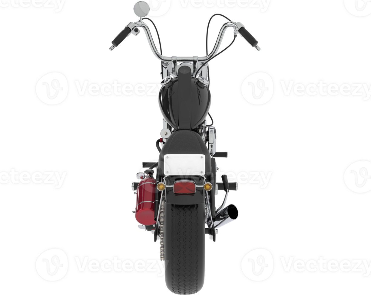 Motorcycle isolated on background. 3d rendering - illustration png