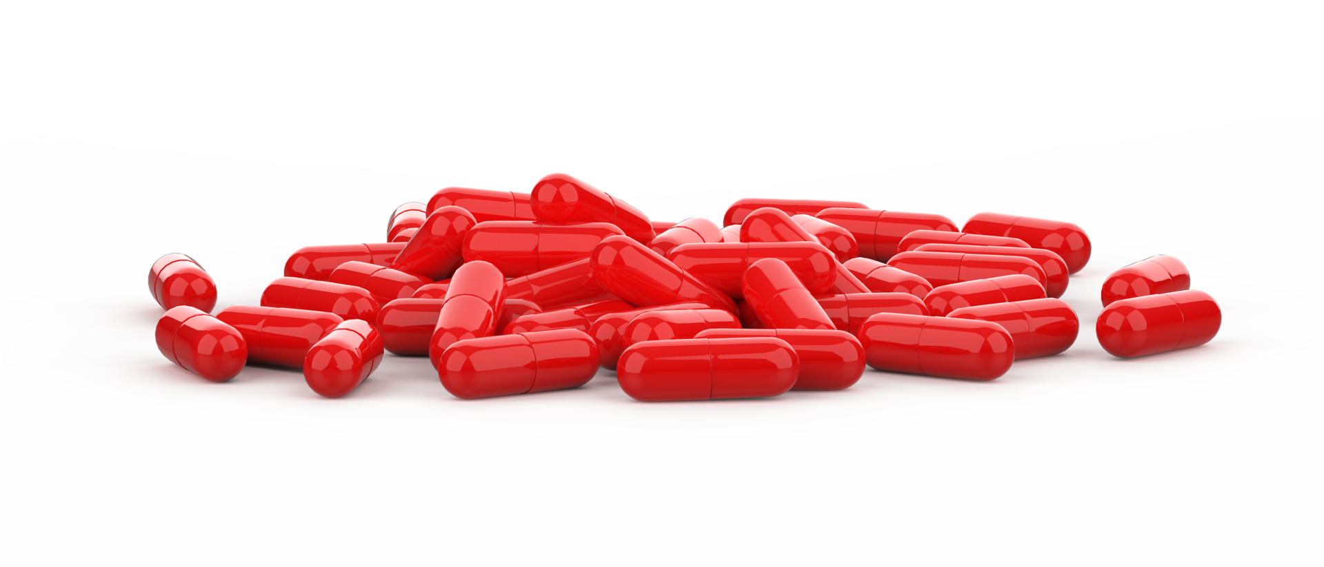 Capsule pills isolated on background. 3d rendering - illustration png