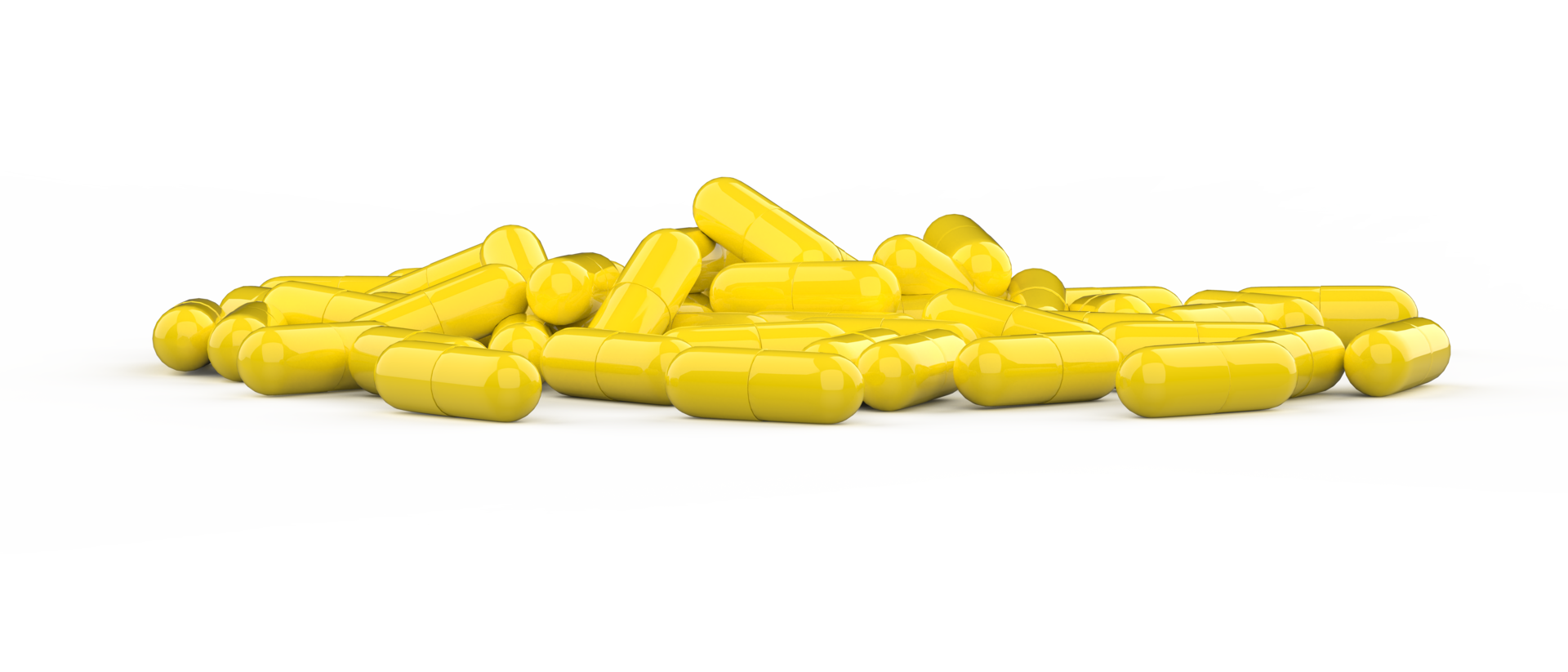 Capsule pills isolated on background. 3d rendering - illustration png