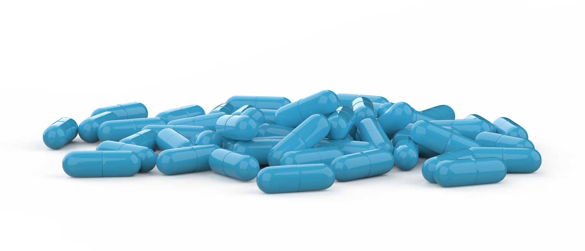 Capsule pills isolated on background. 3d rendering - illustration png