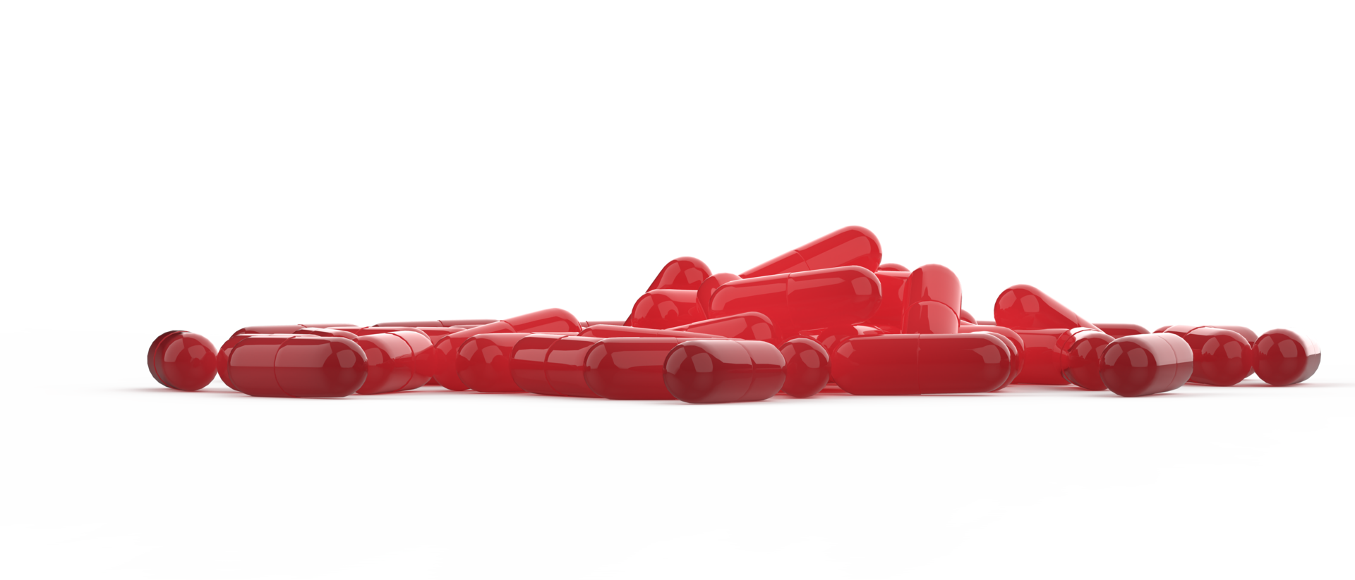 Capsule pills isolated on background. 3d rendering - illustration png