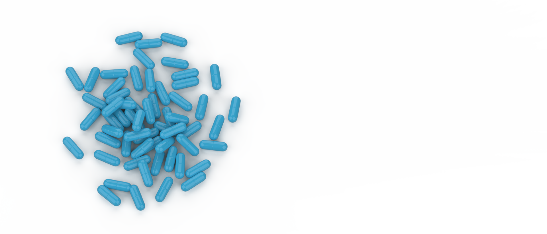 cápsula pastillas aislado en antecedentes. 3d representación - ilustración png