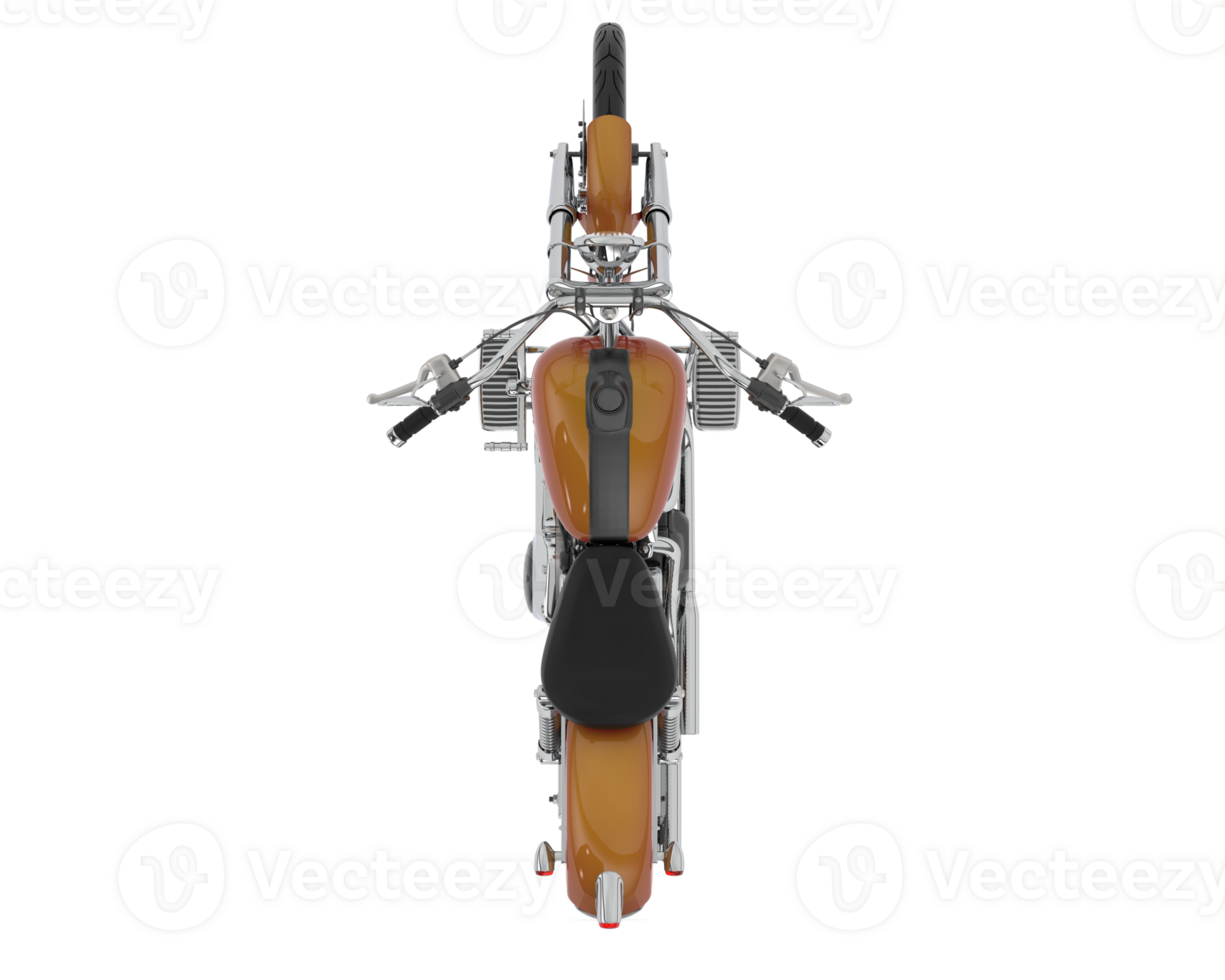 Motorcycle isolated on background. 3d rendering - illustration png