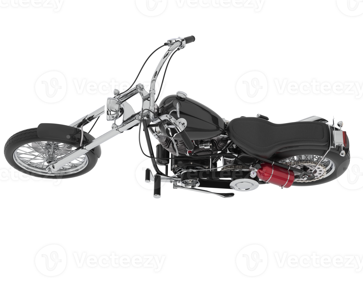 Motorcycle isolated on background. 3d rendering - illustration png