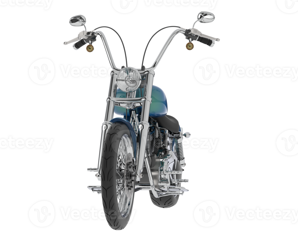 Motorcycle isolated on background. 3d rendering - illustration png