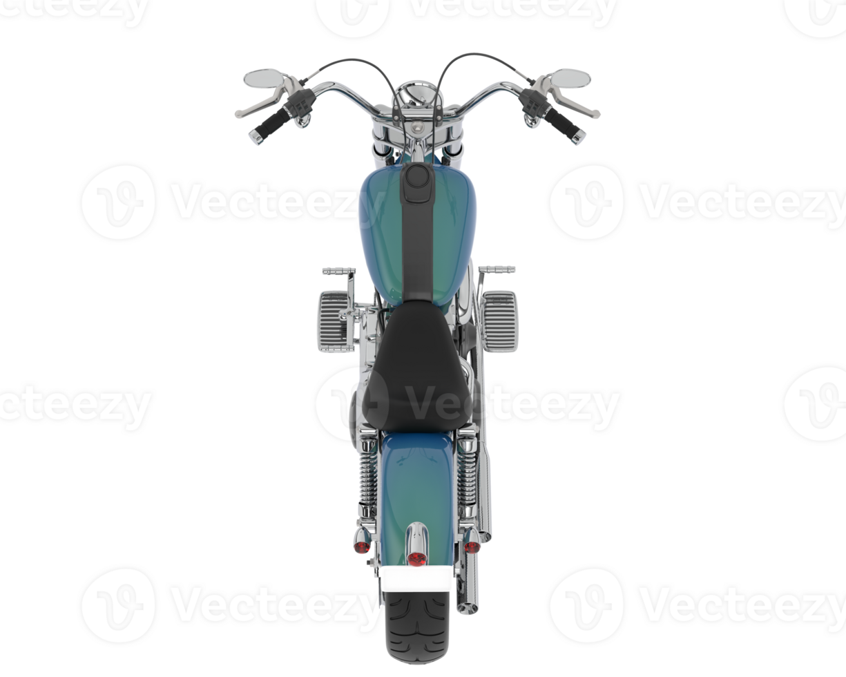 Motorcycle isolated on background. 3d rendering - illustration png