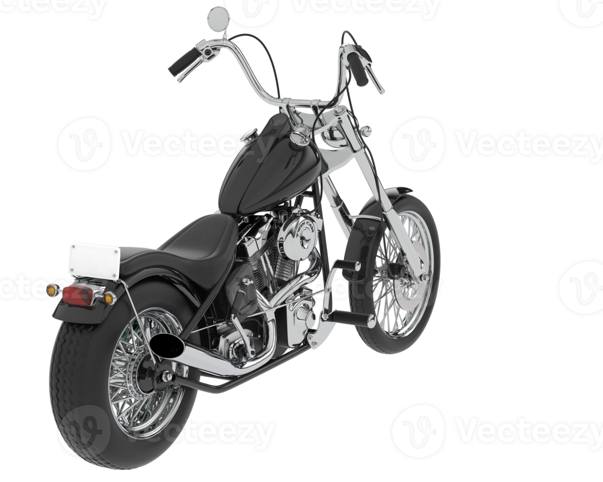 Motorcycle isolated on background. 3d rendering - illustration png