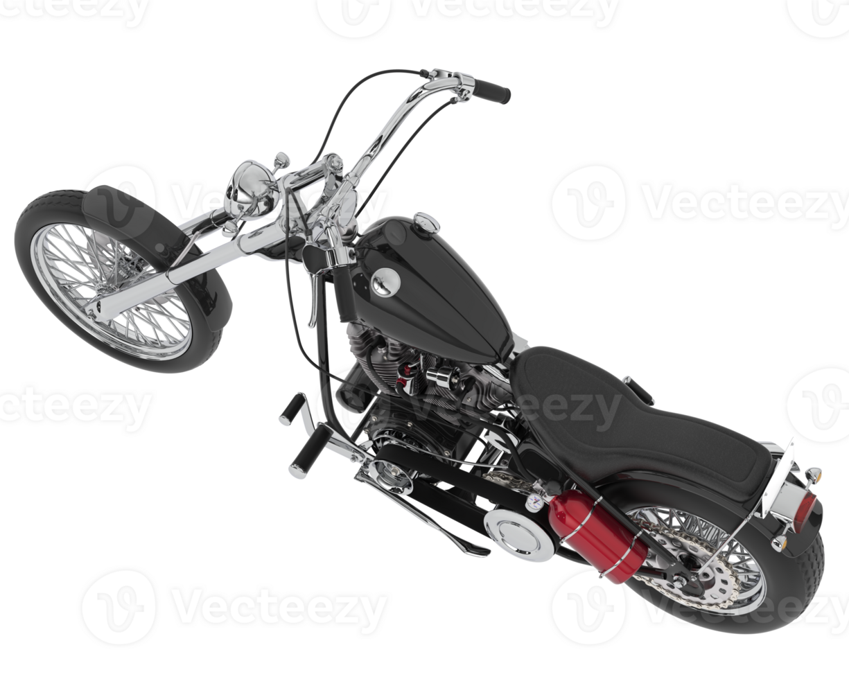 Motorcycle isolated on background. 3d rendering - illustration png