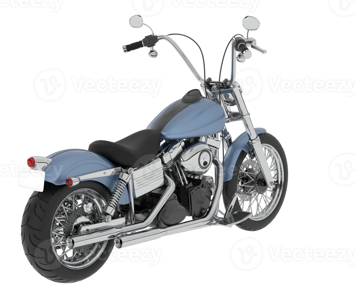 Motorcycle isolated on background. 3d rendering - illustration png