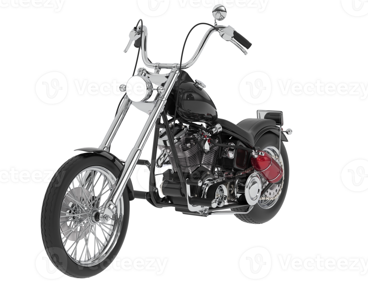 Motorcycle isolated on background. 3d rendering - illustration png