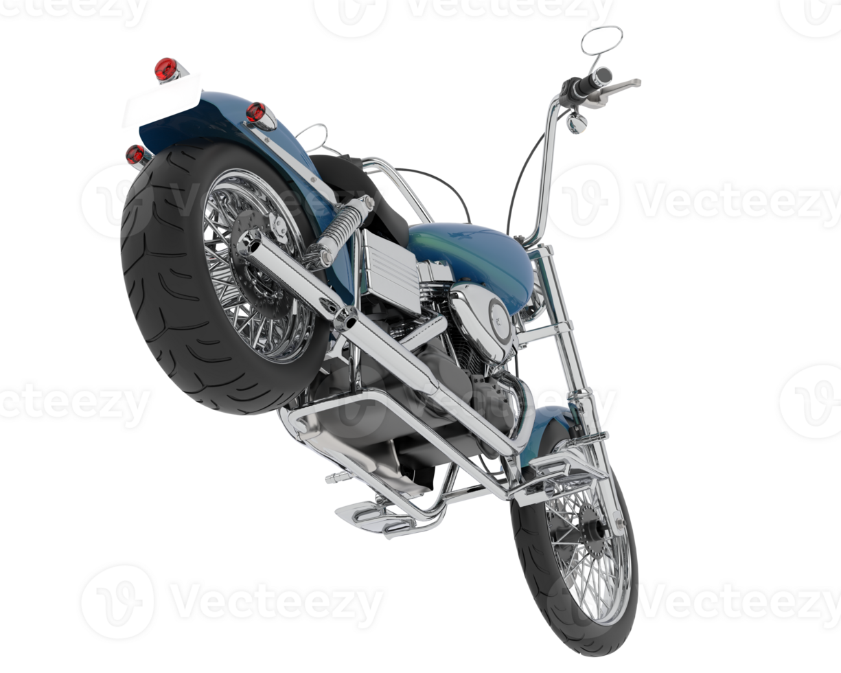 Motorcycle isolated on background. 3d rendering - illustration png