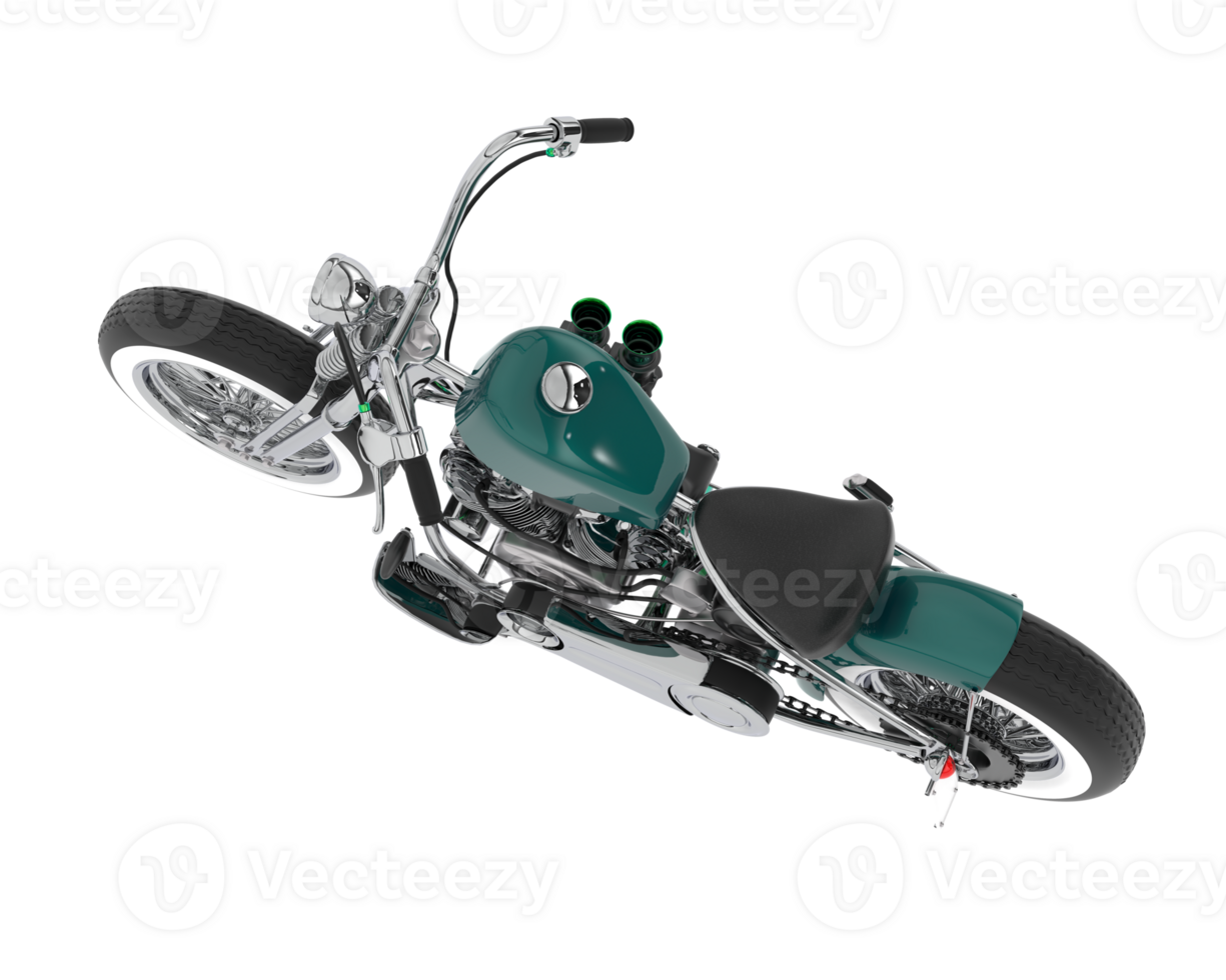 Motorcycle isolated on background. 3d rendering - illustration png