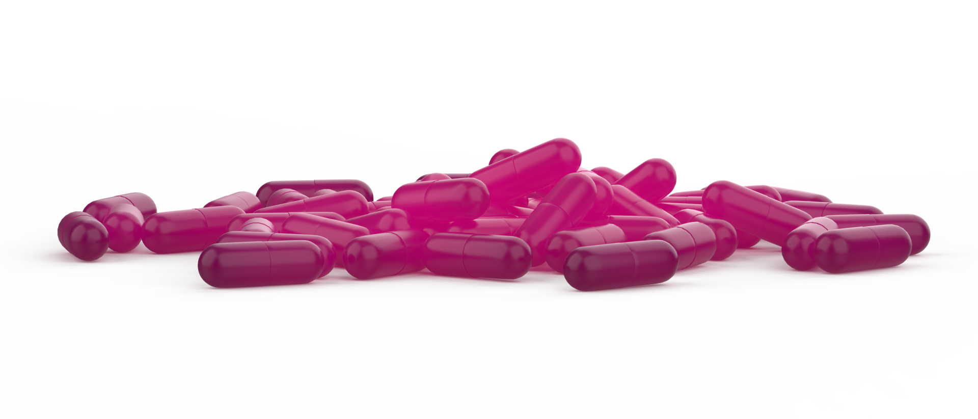 Capsule pills isolated on background. 3d rendering - illustration png