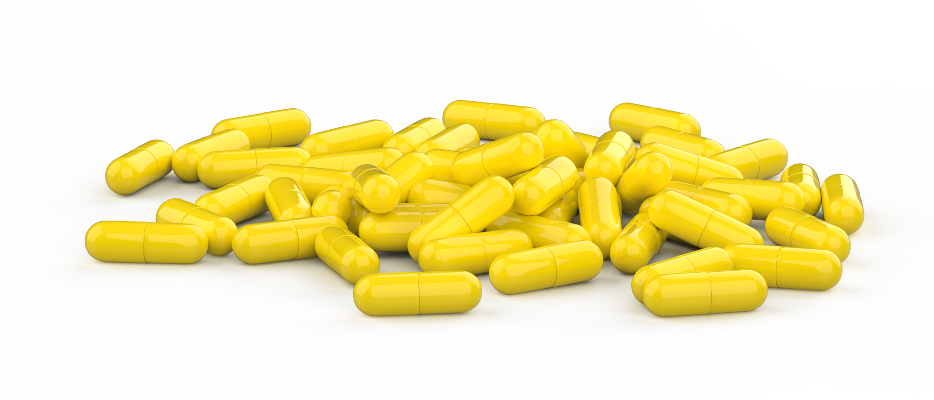 Capsule pills isolated on background. 3d rendering - illustration png