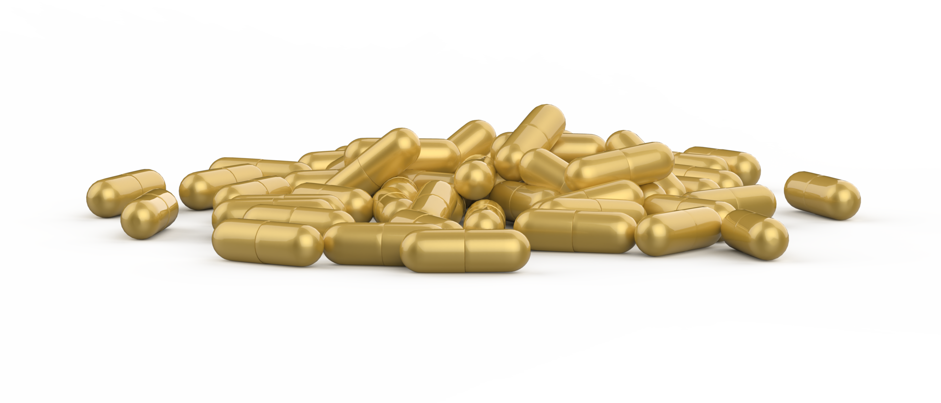 Capsule pills isolated on background. 3d rendering - illustration png