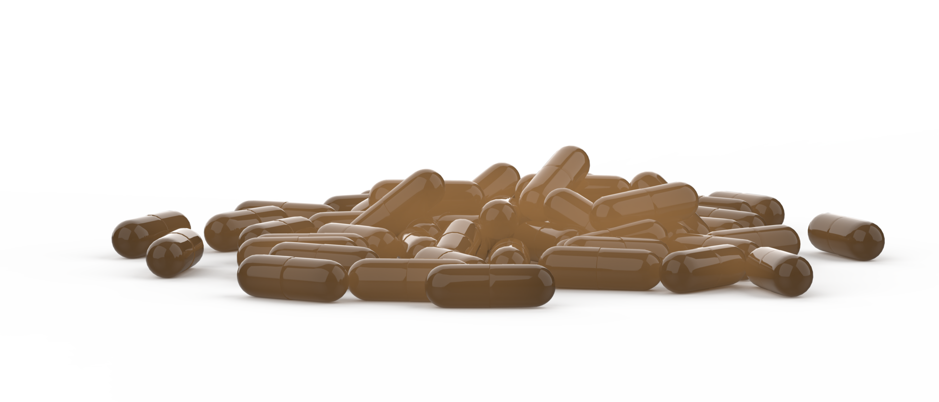 Capsule pills isolated on background. 3d rendering - illustration png