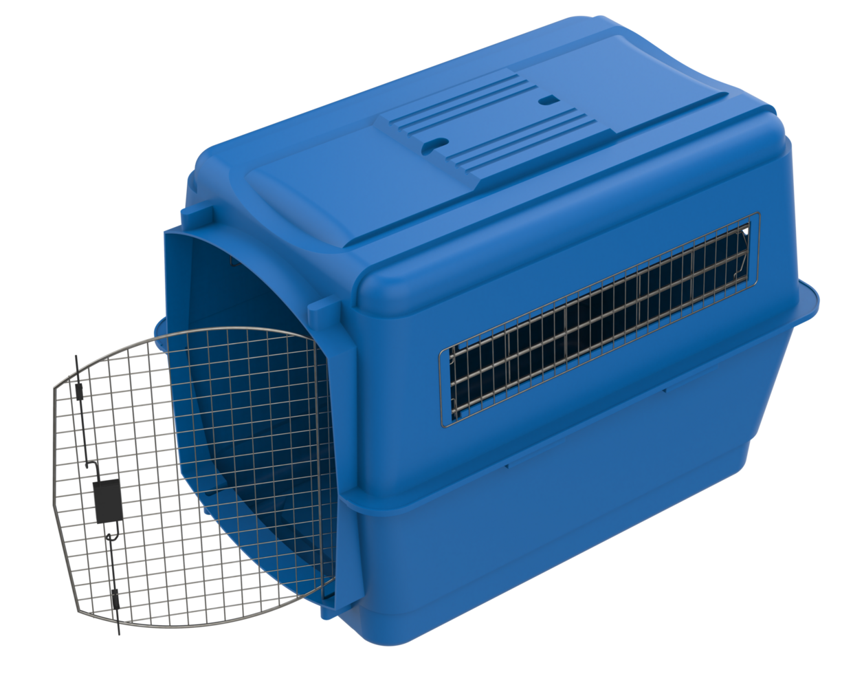 Pet cage isolated on background. 3d rendering - illustration png