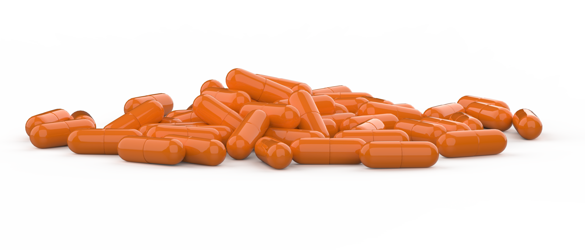 Capsule pills isolated on background. 3d rendering - illustration png