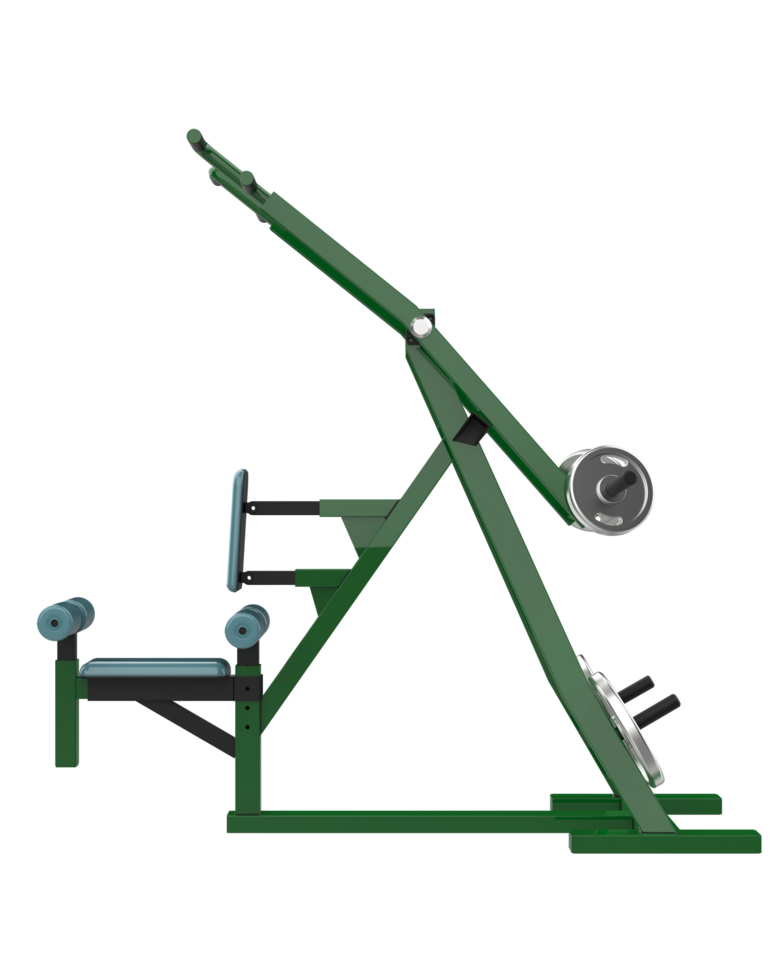 Gym equipment isolated on background. 3d rendering - illustration png